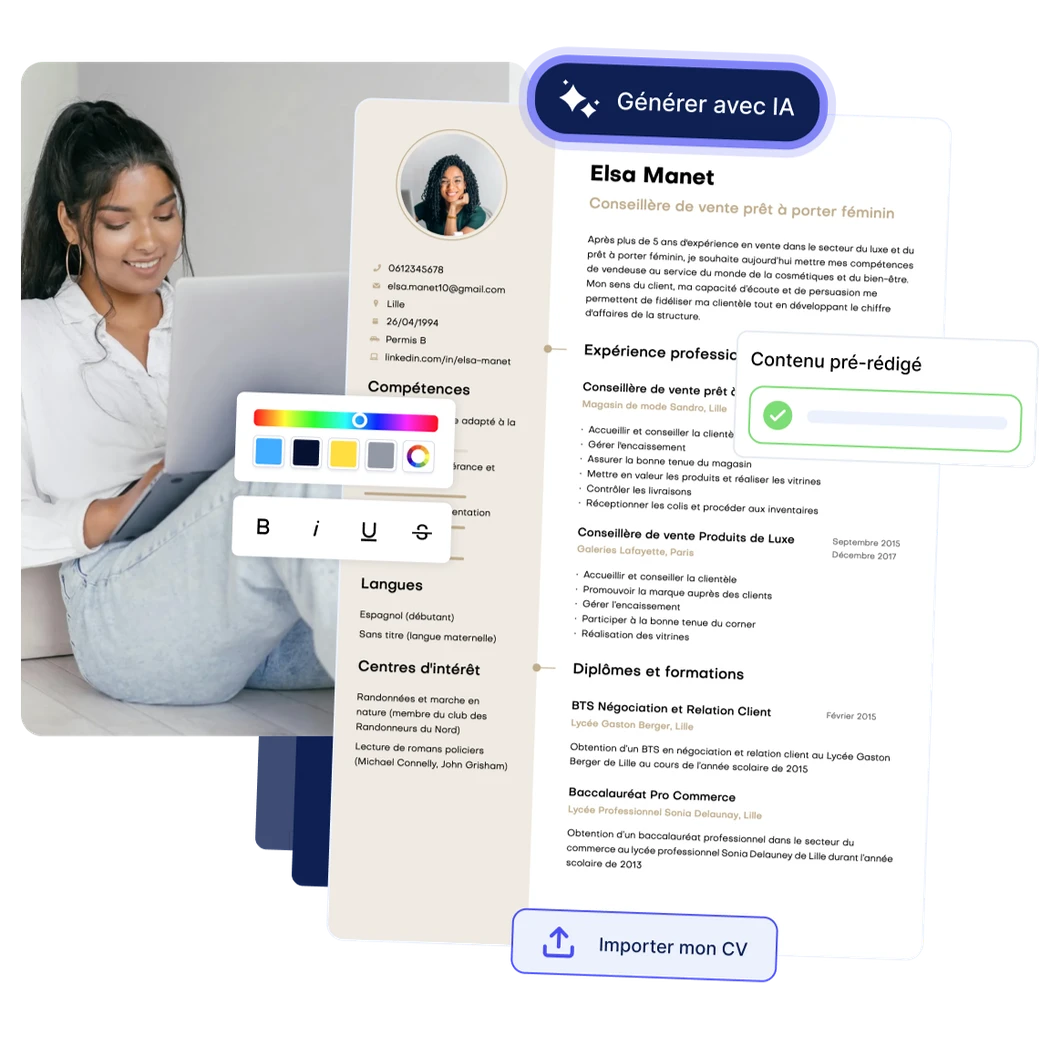 Créateur de CV en ligne